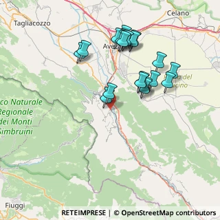 Mappa Via Santa Croce, 67050 Canistro AQ, Italia (7.9535)
