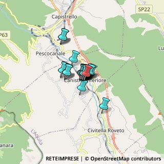Mappa Via Santa Croce, 67050 Canistro AQ, Italia (0.71615)