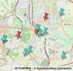 Mappa Via Casperia, 00199 Roma RM, Italia (2.33273)