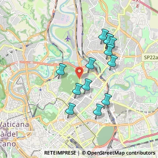 Mappa Viale don Lorenzo Milani, 00199 Roma RM, Italia (1.85615)