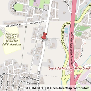 Mappa Via di Selva Candida, 233, 00166 Roma, Roma (Lazio)