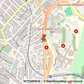 Mappa Via Giovanni Acquaderni, 00168 Roma RM, Italia, 00168 Roma, Roma (Lazio)