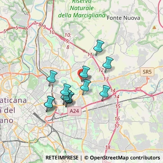 Mappa Via S. Leonardo Romito, 00156 Roma RM, Italia (3.17538)