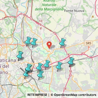 Mappa Via S. Leonardo Romito, 00156 Roma RM, Italia (5.06643)