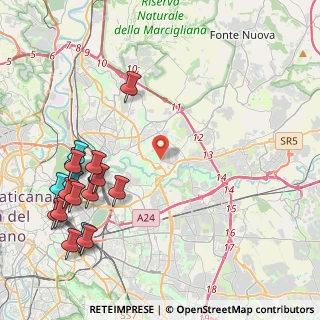Mappa Via S. Leonardo Romito, 00156 Roma RM, Italia (5.72529)