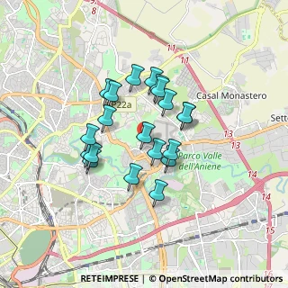 Mappa Via Bartolo Longo, 00156 Roma RM, Italia (1.435)