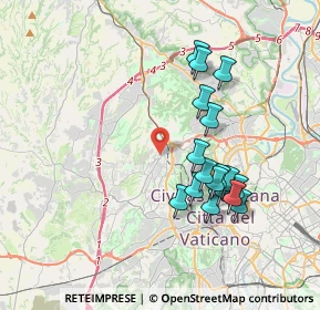 Mappa Via Vezzano Ligure, 00168 Roma RM, Italia (3.70824)