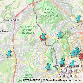 Mappa Via Vezzano Ligure, 00168 Roma RM, Italia (3.47583)