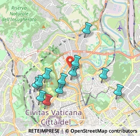 Mappa Via Andrea Sacchi, 00196 Roma RM, Italia (1.98667)
