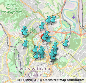 Mappa Via Andrea Sacchi, 00196 Roma RM, Italia (1.5455)