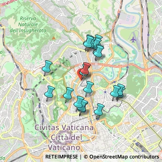 Mappa Via Andrea Sacchi, 00191 Roma RM, Italia (1.6595)