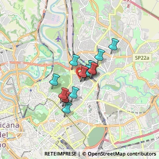 Mappa Via Selci in Sabina, 00199 Roma RM, Italia (1.12438)