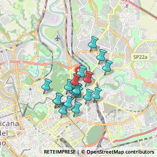 Mappa Via Selci in Sabina, 00199 Roma RM, Italia (1.54389)
