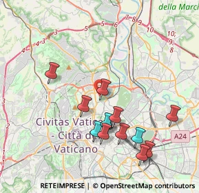 Mappa Via Venezuela, 00196 Roma RM, Italia (4.09538)