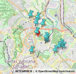 Mappa Via Venezuela, 00196 Roma RM, Italia (1.70385)