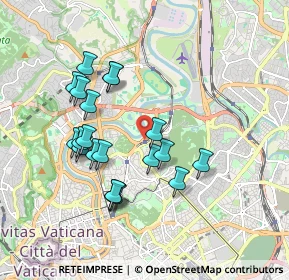 Mappa Via Ugo Ceccarelli, 00197 Roma RM, Italia (1.8185)