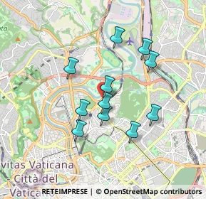 Mappa Via Ugo Ceccarelli, 00197 Roma RM, Italia (1.56818)