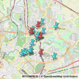 Mappa Via Capo Miseno, 00141 Roma RM, Italia (1.5355)