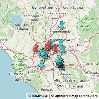 Mappa Via Capo Miseno, 00141 Roma RM, Italia (11.013)