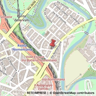 Mappa Via di Sacco Pastore, 10, 00141 Roma, Roma (Lazio)