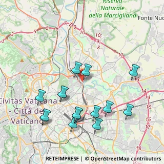 Mappa Via Capo Miseno, 00141 Roma RM, Italia (4.58533)