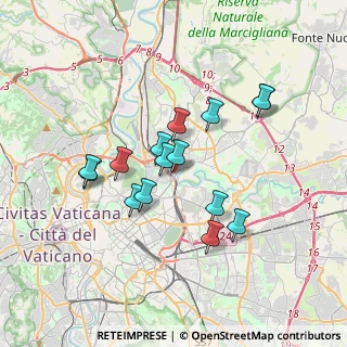 Mappa Via di Sacco Pastore, 00141 Roma RM, Italia (3.20867)