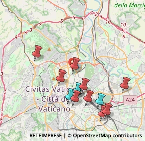 Mappa Via Venezuela, 00197 Roma RM, Italia (4.08385)