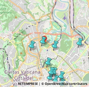 Mappa Via Venezuela, 00197 Roma RM, Italia (2.73818)