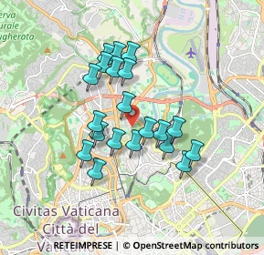 Mappa Via Venezuela, 00197 Roma RM, Italia (1.5125)