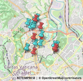 Mappa Via Venezuela, 00197 Roma RM, Italia (1.4865)