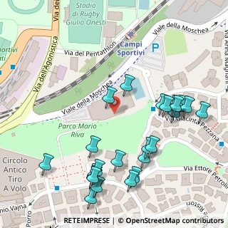 Mappa Moschea Street, 00197 Roma RM, Italia (0.148)