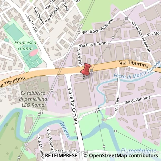 Mappa Via Tiburtina, 1072, 00156 Roma, Roma (Lazio)