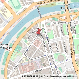 Mappa Via Ferdinando Fuga, 6, 00196 Roma, Roma (Lazio)