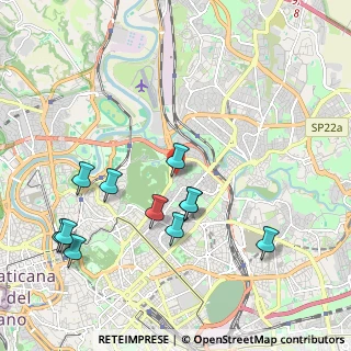Mappa Via di Tor Fiorenza, 00199 Roma RM, Italia (2.23818)