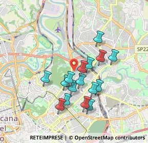 Mappa Via di Tor Fiorenza, 00199 Roma RM, Italia (1.63375)