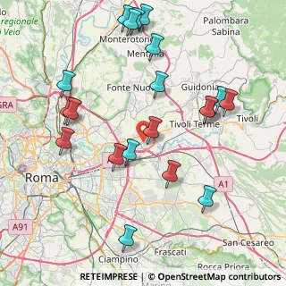 Mappa Via Castellino del Biferno, 00131 Roma RM, Italia (9.66)