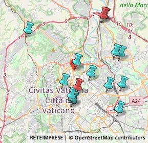 Mappa Via Gran Bretagna, 00196 Roma RM, Italia (4.27667)