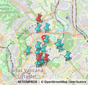 Mappa Via Gran Bretagna, 00196 Roma RM, Italia (1.71529)