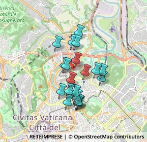 Mappa Via Gran Bretagna, 00196 Roma RM, Italia (1.442)