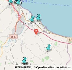 Mappa SC dei Pozzi, 86042 Campomarino CB, Italia (7.68882)