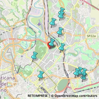 Mappa Via del Monte delle Gioie, 00199 Roma RM, Italia (2.36385)