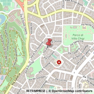 Mappa Via Monte delle Gioie, 1, 00199 Roma, Roma (Lazio)