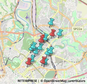 Mappa Piazza Palombara Sabina, 00199 Roma RM, Italia (1.52867)