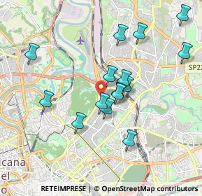 Mappa Via S. Crescenziano, 00199 Roma RM, Italia (1.84)
