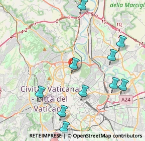 Mappa Via Elia Enrico, 00197 Roma RM, Italia (5.38727)