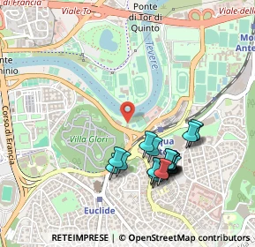 Mappa Via Elia Enrico, 00197 Roma RM, Italia (0.506)