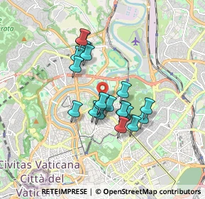 Mappa Via Elia Enrico, 00197 Roma RM, Italia (1.4085)