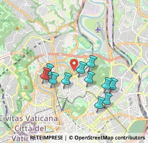 Mappa Via Elia Enrico, 00197 Roma RM, Italia (1.67273)
