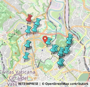 Mappa Via Elia Enrico, 00197 Roma RM, Italia (1.879)