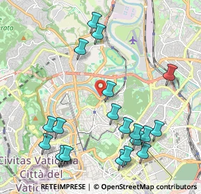 Mappa Via Elia Enrico, 00197 Roma RM, Italia (2.5675)